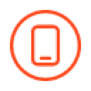 Symbol eines Smartphones