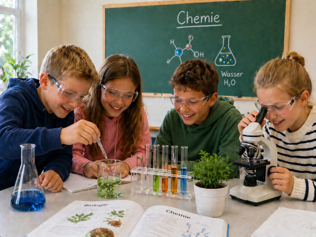 Nachhilfe Chemie üben